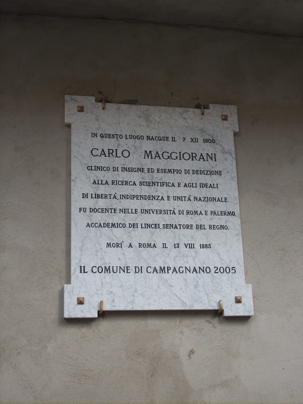 Carlo Maggiorani's birthplace, Campagnano, Italy - 04.JPG
